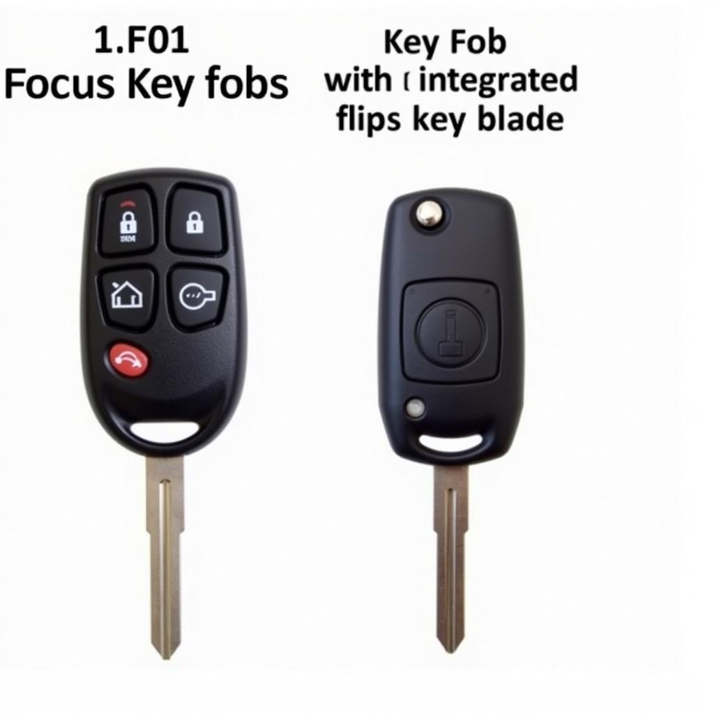 2001 Ford Focus Key Fob Types - Basic and Integrated