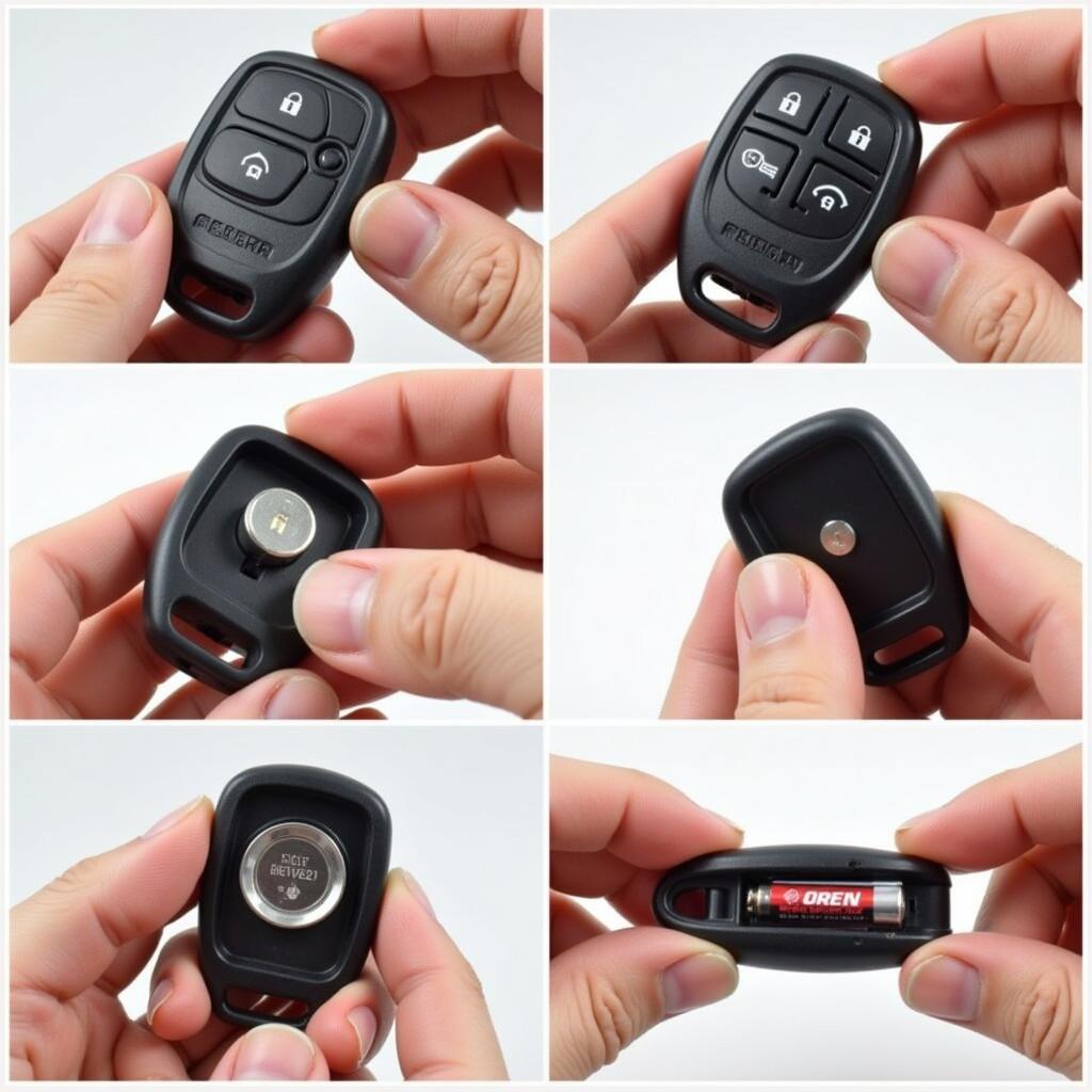 Replacing the battery in a 2001 Ford Mustang key fob