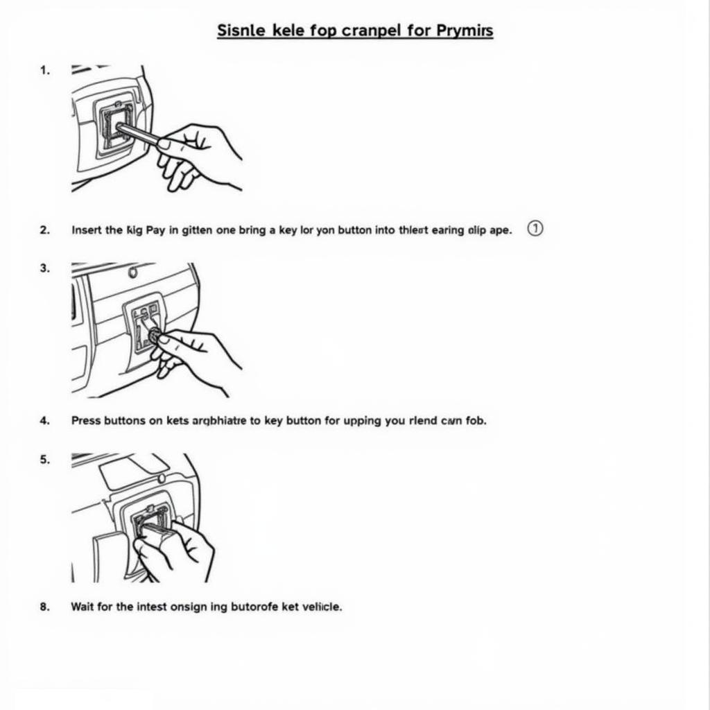 Step-by-step guide to programming a 2001 Grand Caravan key fob