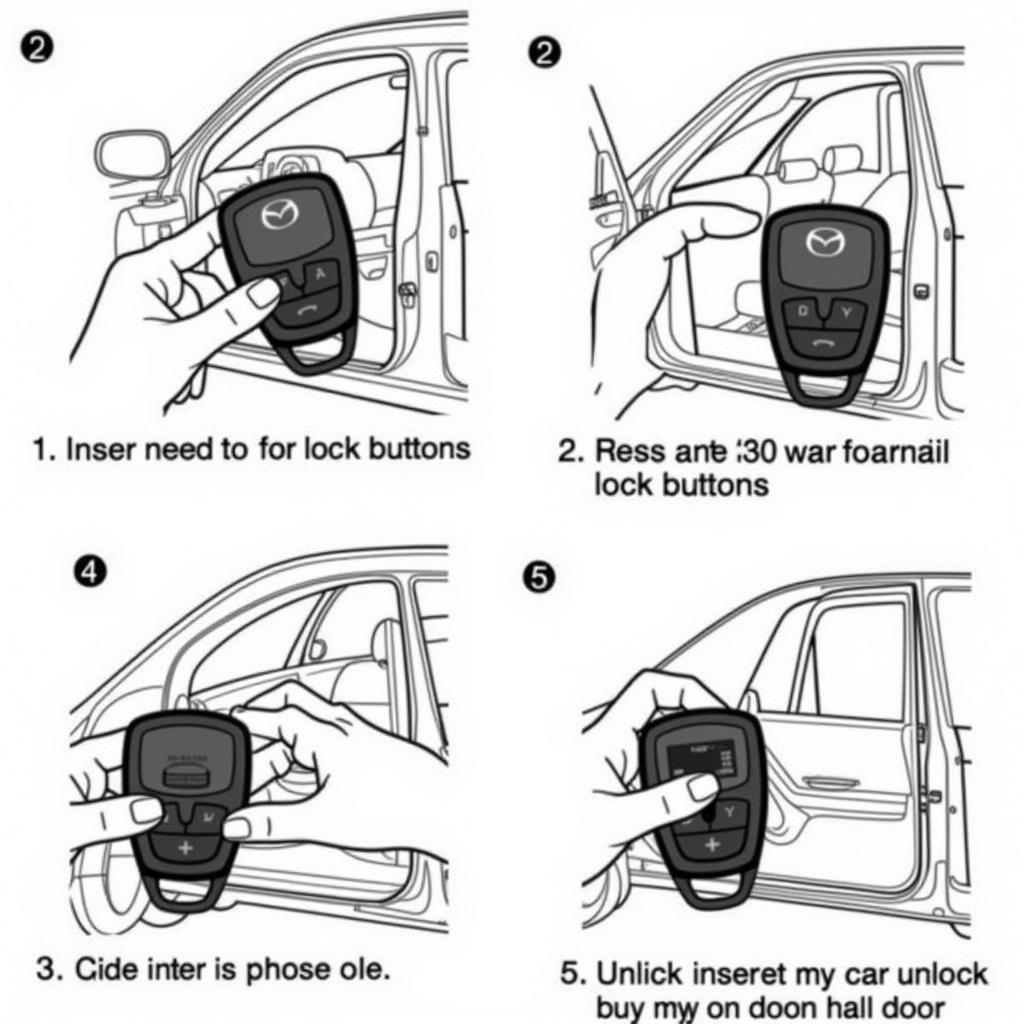 2001 Mazda 626 Key Fob Programming Steps