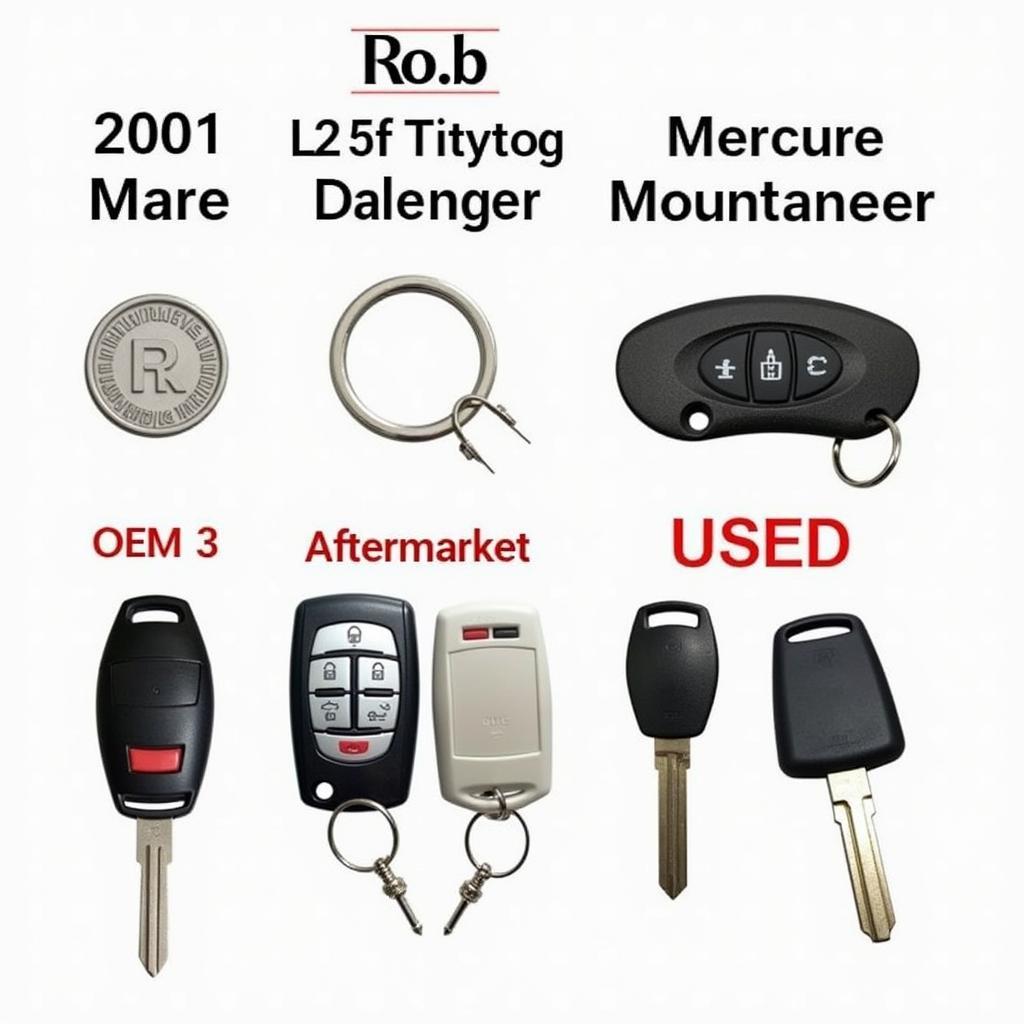 2001 Mercury Mountaineer Key Fob Options: OEM, Aftermarket, and Used