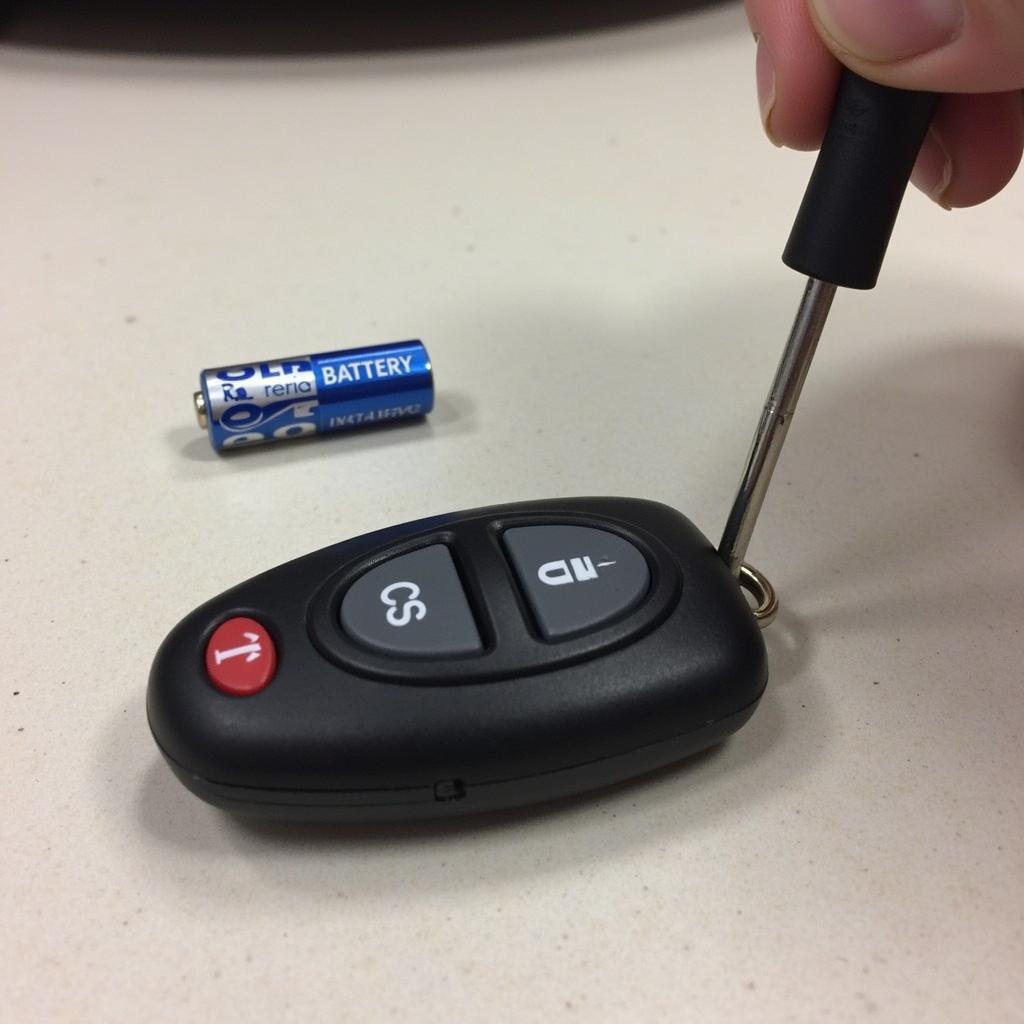 Replacing the Battery in a 2001 Mustang Key Fob