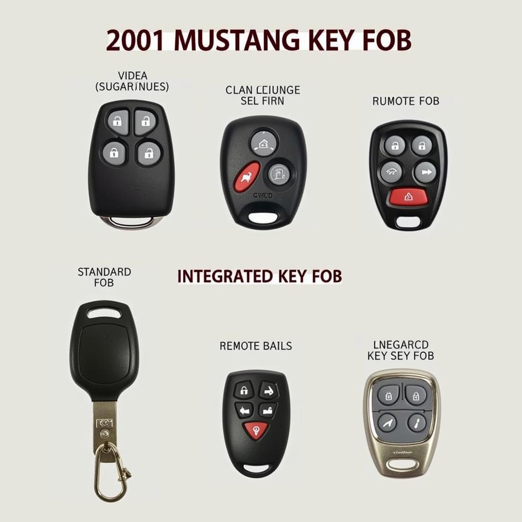 Different Types of 2001 Mustang Key Fobs