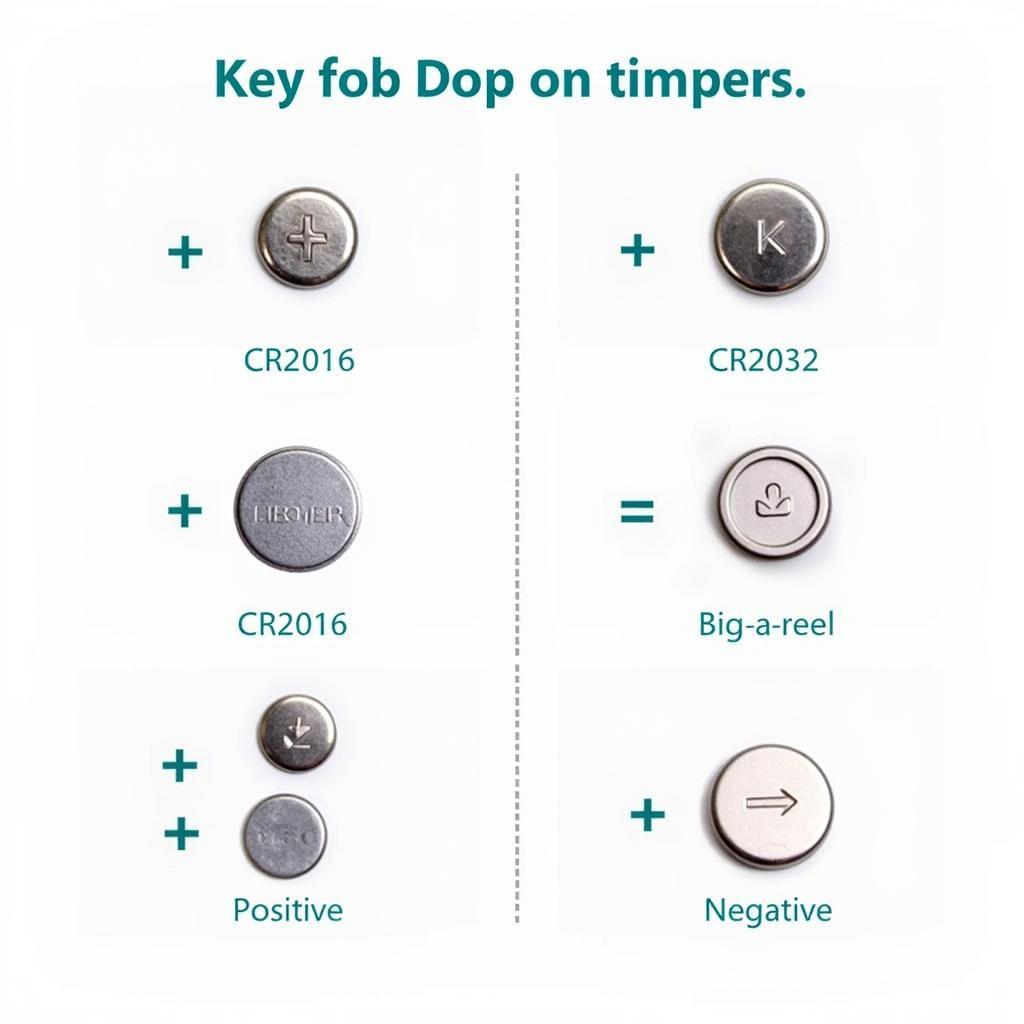 Different Types of Key Fob Batteries