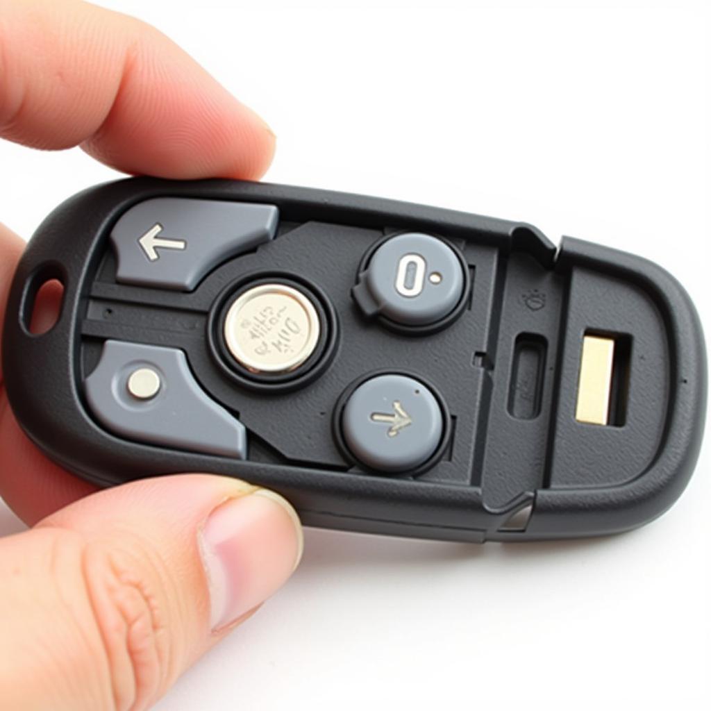 Correct CR2032 Battery Placement in a 2001 Volkswagen Passat Key Fob