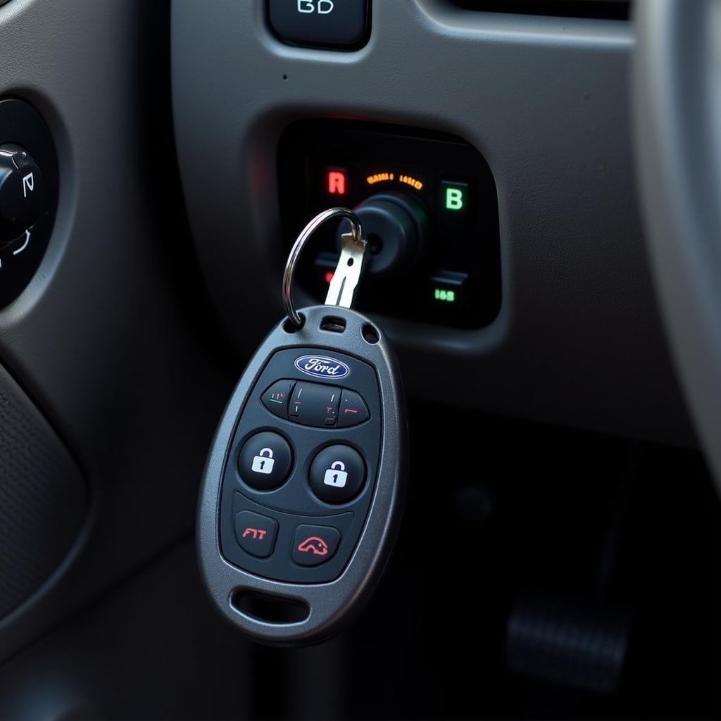 Programmed Key Fob in 2002 Ford Explorer Ignition