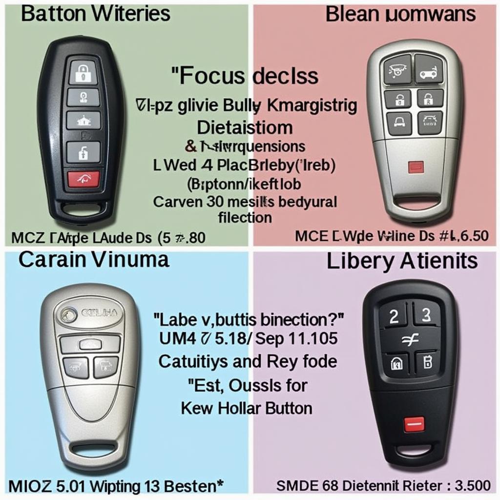 2002 Ford Focus Key Fob Types: Identifying Different Models and Their Features