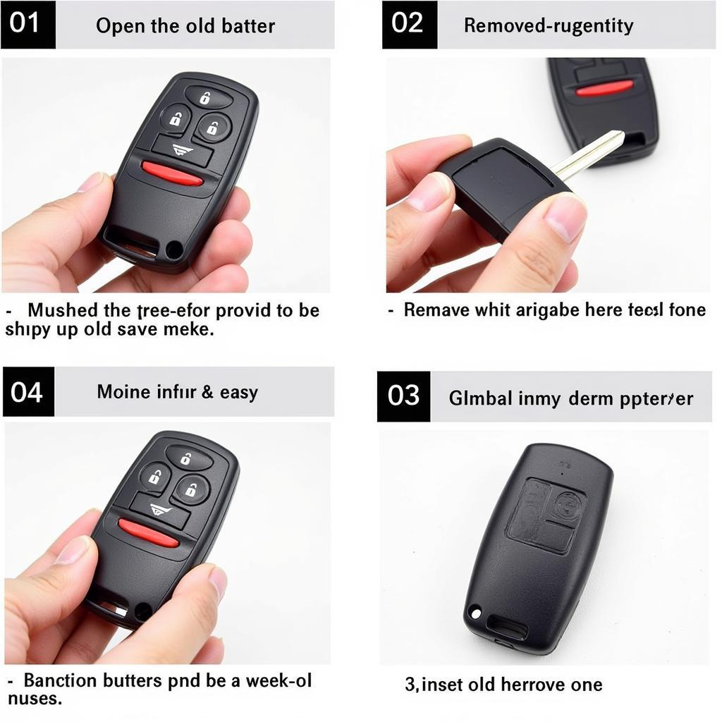 2002 Honda Civic Key Fob Battery Replacement Steps:  Visual Guide to Replacing the Battery