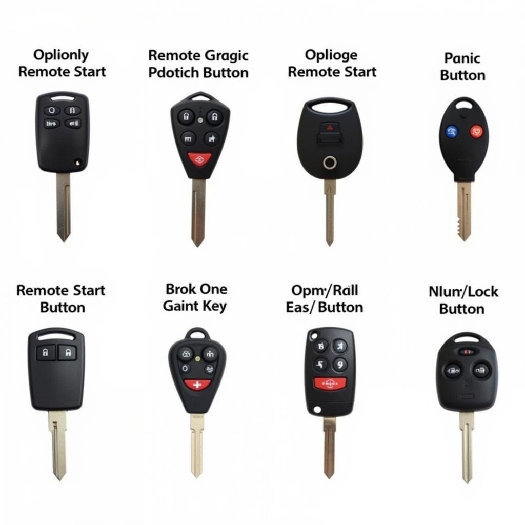 Different Types of 2002 Nissan Frontier Key Fobs