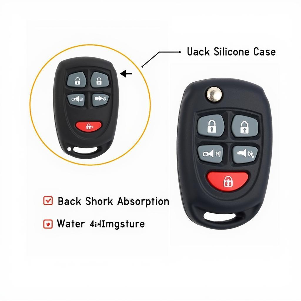 Protective Case for 2002 Toyota 4Runner Key Fob