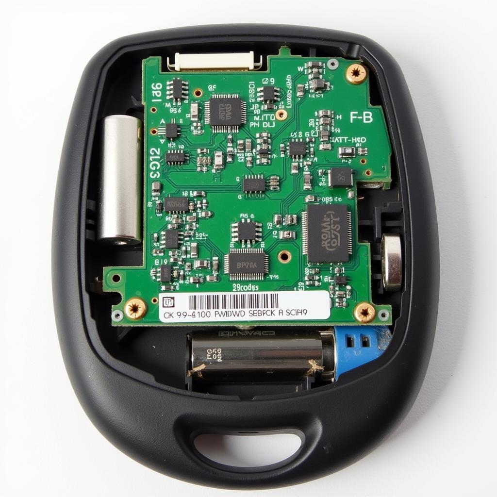 Inside a 2002 Toyota RAV4 Key Fob: Circuit Board