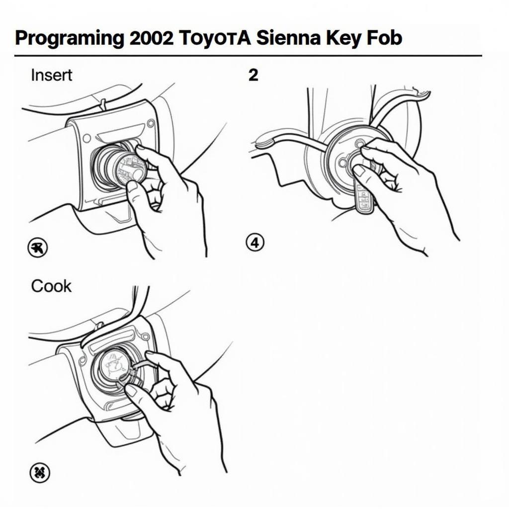 2002 Toyota Sienna Key Fob Programming Steps