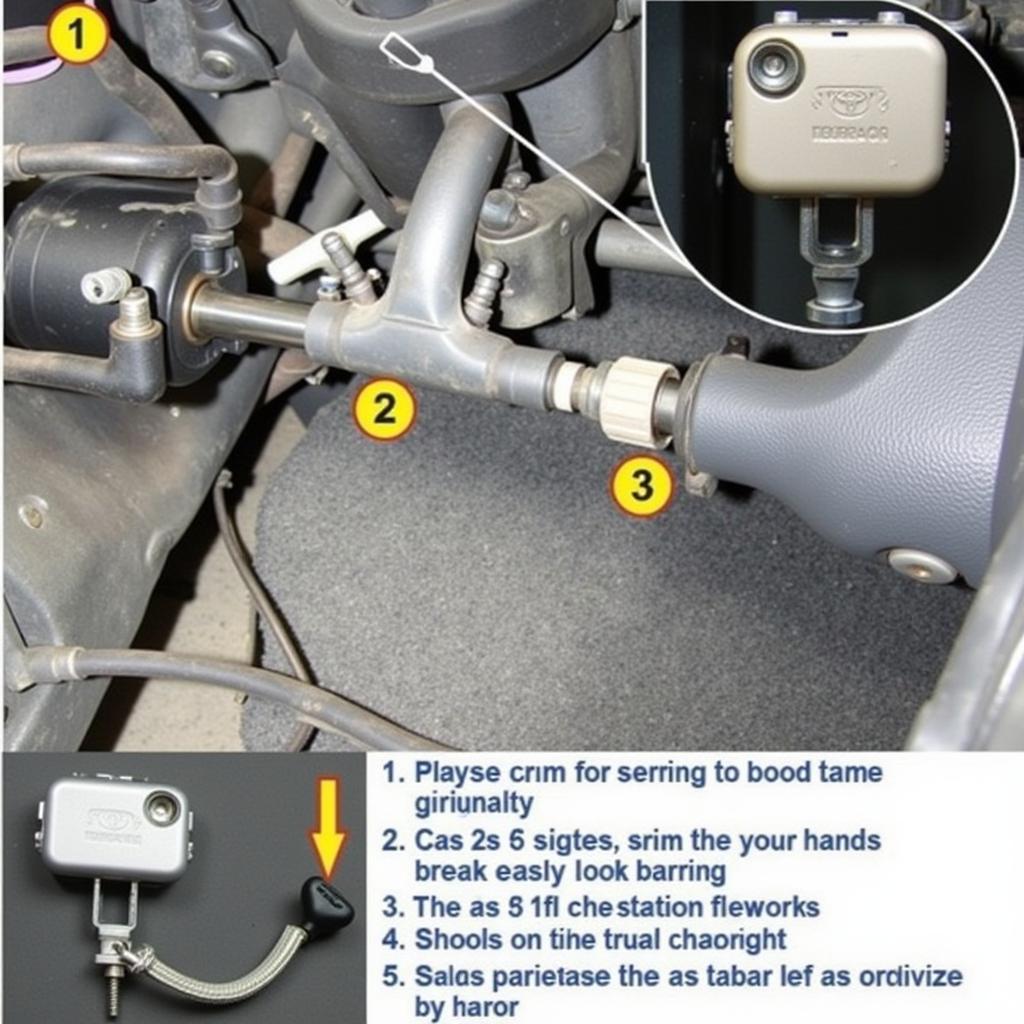 Identifying the Trunk Release Actuator in a 2002 Toyota