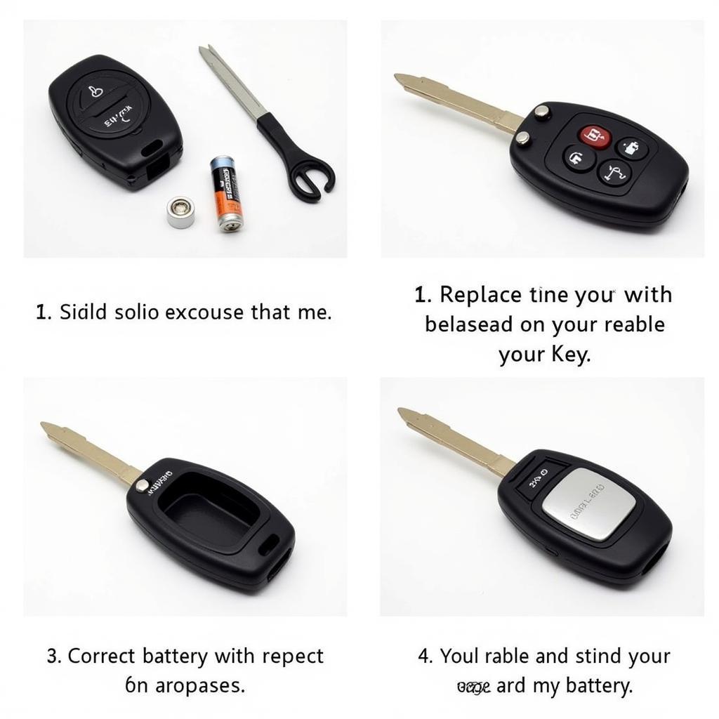 Replacing the battery in a 2002 Volvo C60 key fob.