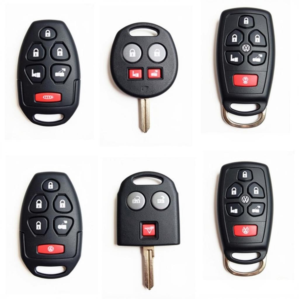 Different 2002 VW Jetta Key Fob Types