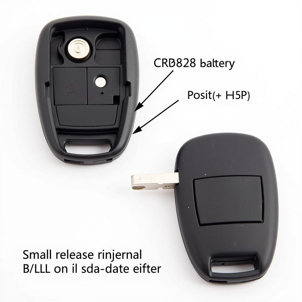 2003 Acura TL Key Fob Battery Location: Identifying the battery compartment and type.