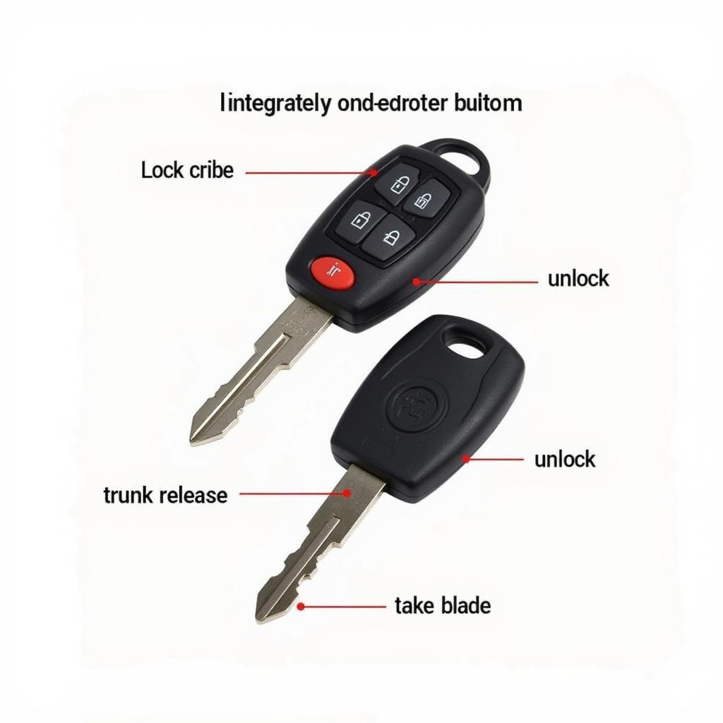 2003 Audi A4 Key Fob OEM Functions