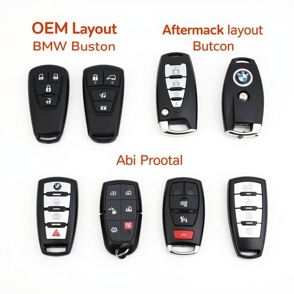 Different Types of 2003 BMW X5 Key Fobs