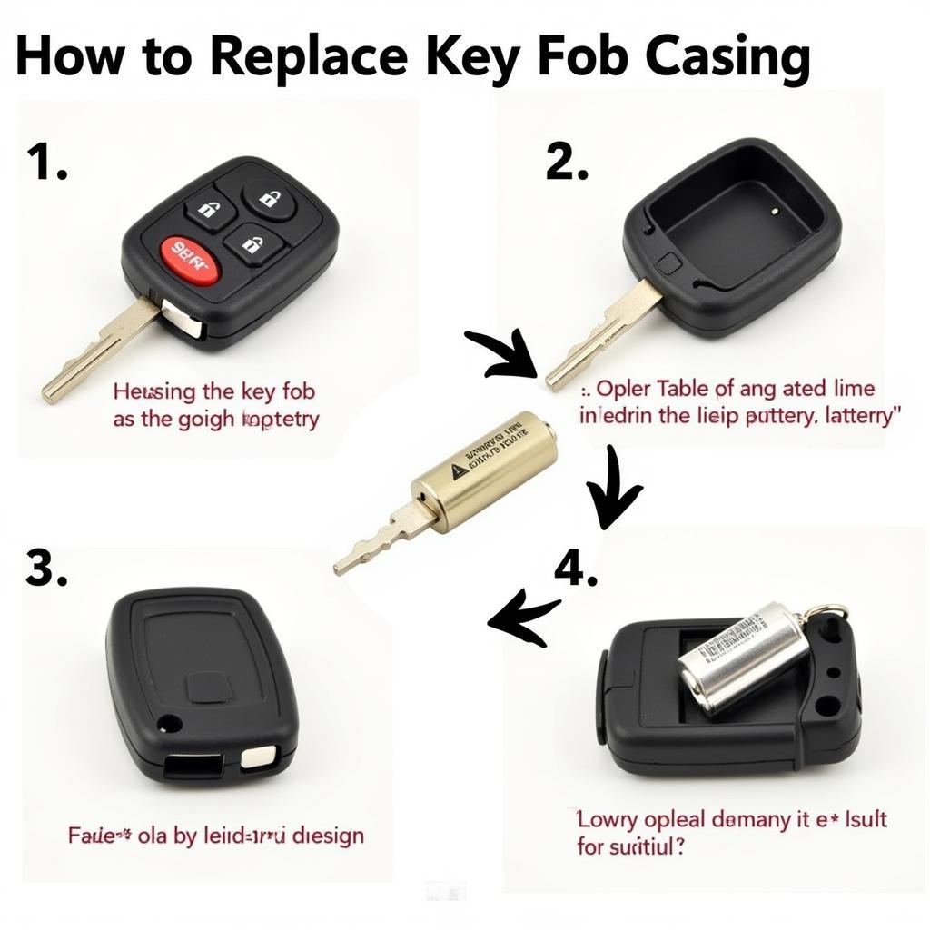 Replacing the battery in a 2003 Chevy Tahoe key fob