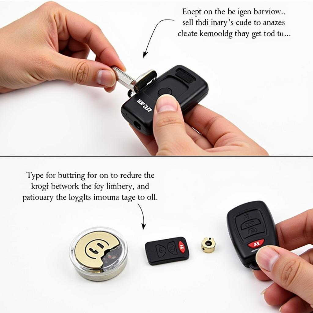 Replacing the battery in a 2003 F-350 key fob