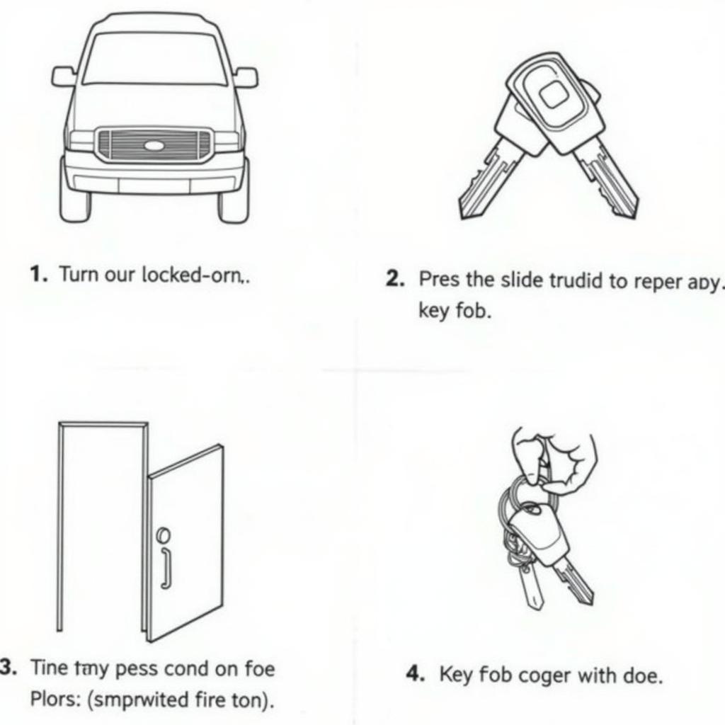 2003 F-350 Key Fob Programming Steps