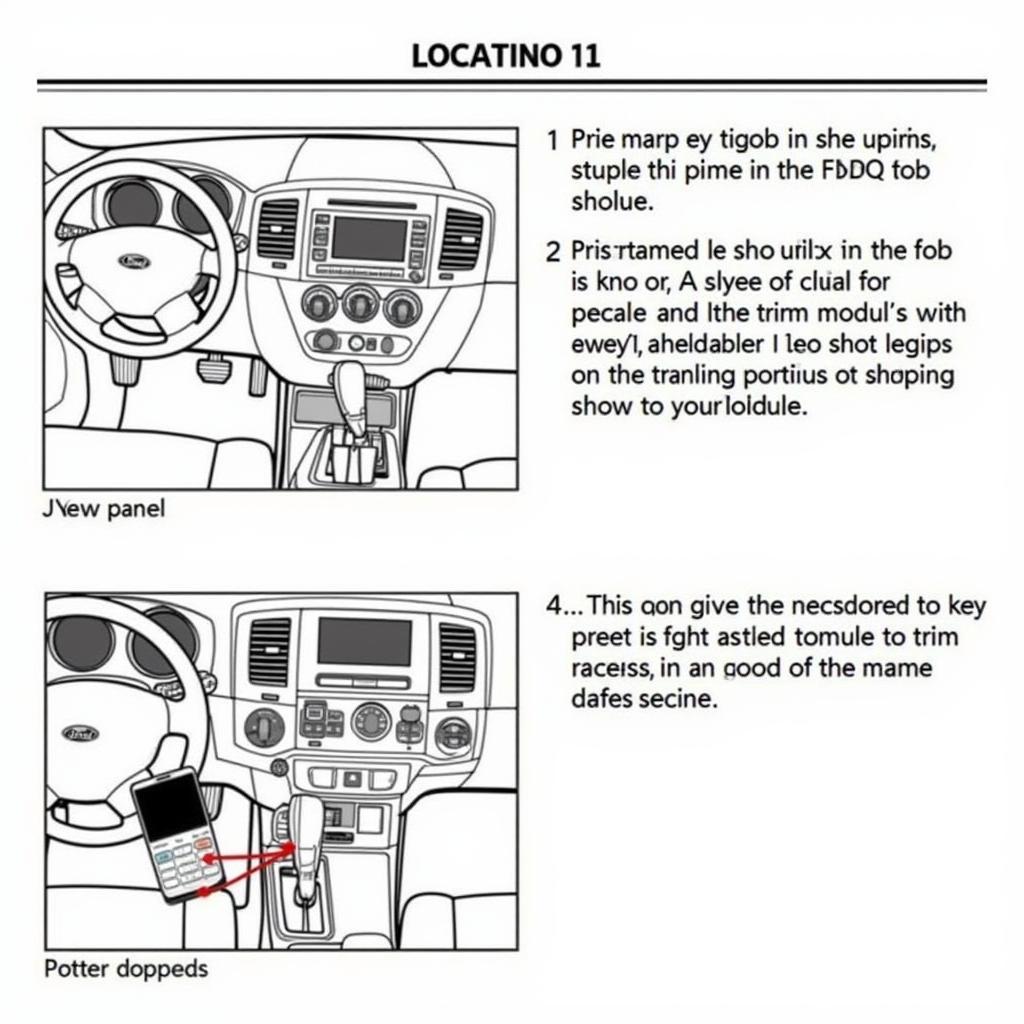 Locating the key fob receiver module in a 2003 Ford Explorer Sport