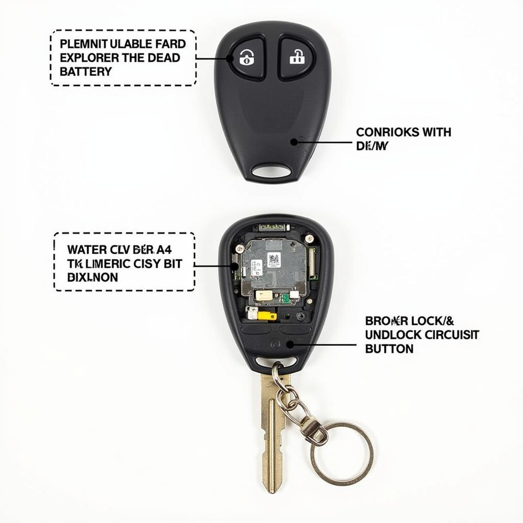 Common Problems with a 2003 Ford Explorer Sport Trac Key Fob: Dead Battery, Water Damage, Broken Buttons