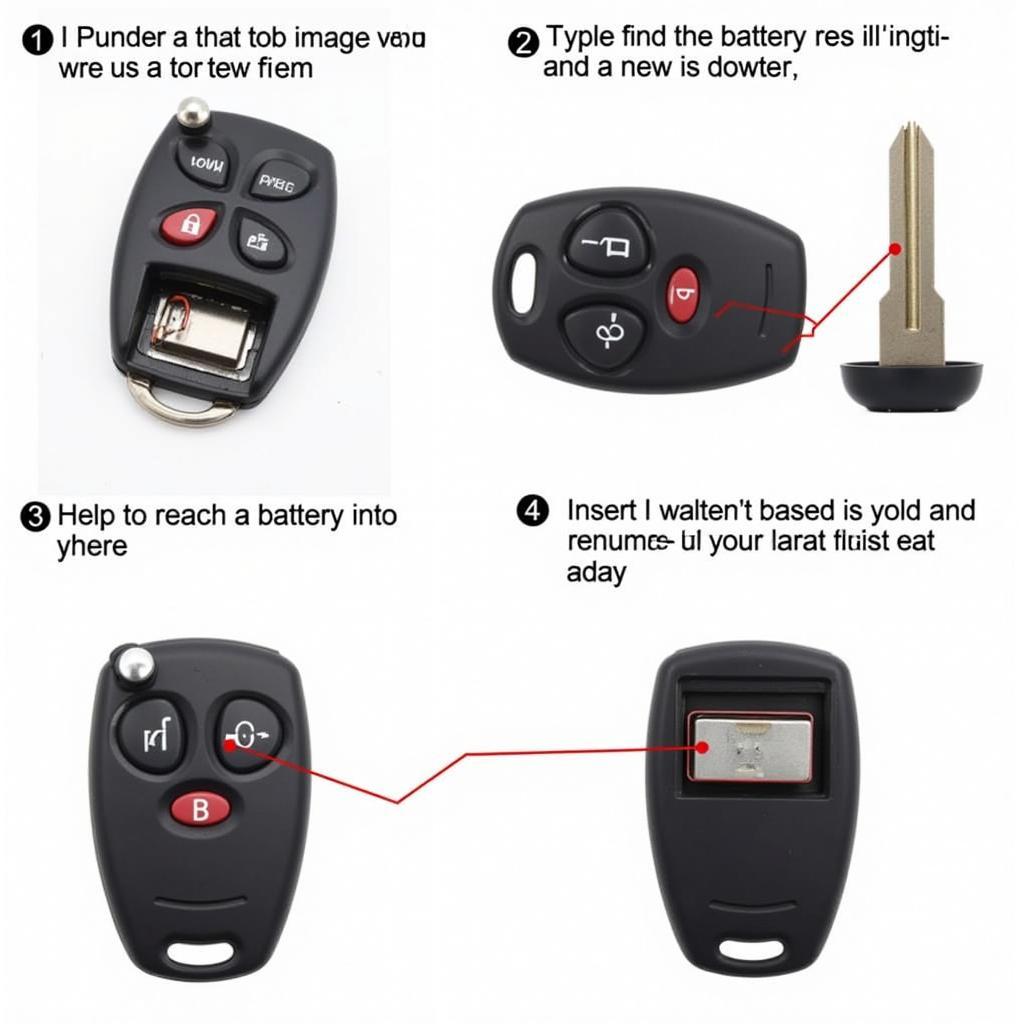 2003 Ford Taurus key fob battery replacement process