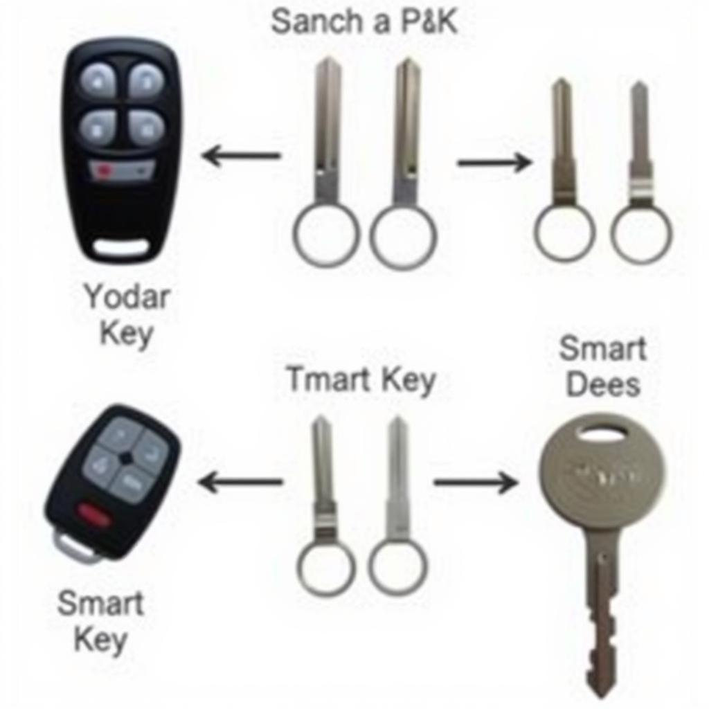 Different 2003 Mercedes E320 Key Fob Types