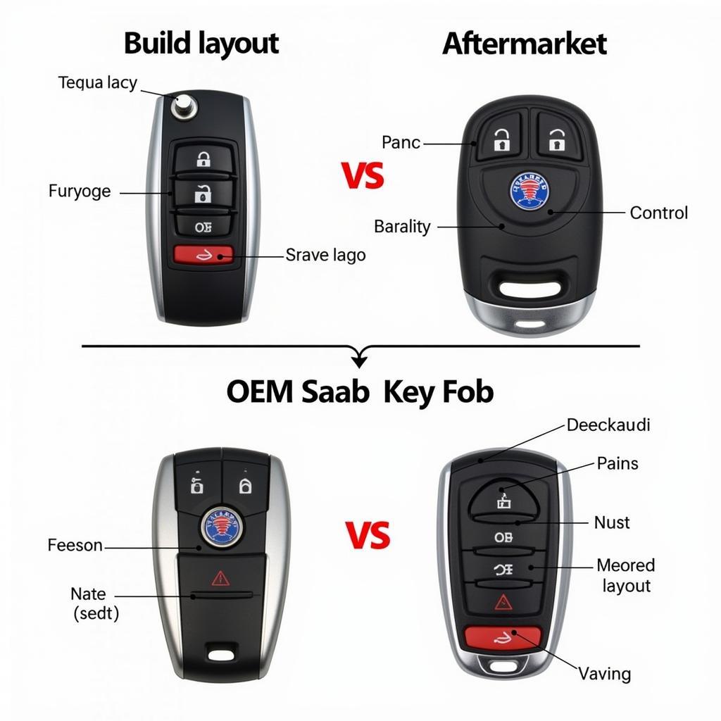 2003 Saab 93 Turbo Key Fob Options: OEM vs. Aftermarket