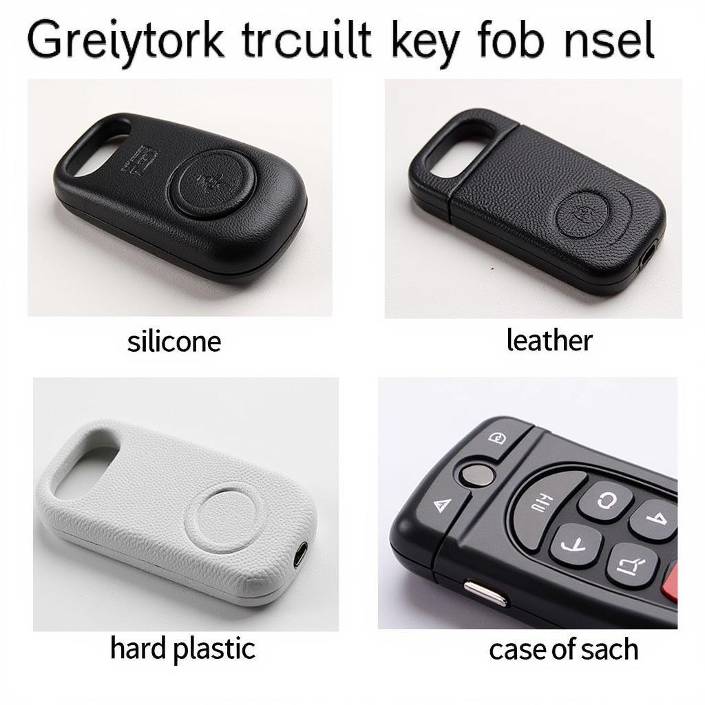 Different Key Fob Case Materials for 2003 Toyota Highlander