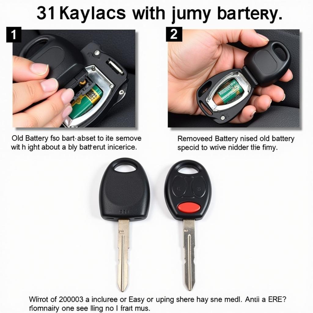 2003 Toyota RAV4 Key Fob Battery Replacement Steps