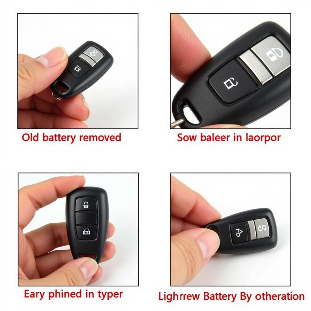 Replacing the battery in a 2004 Acura TL key fob