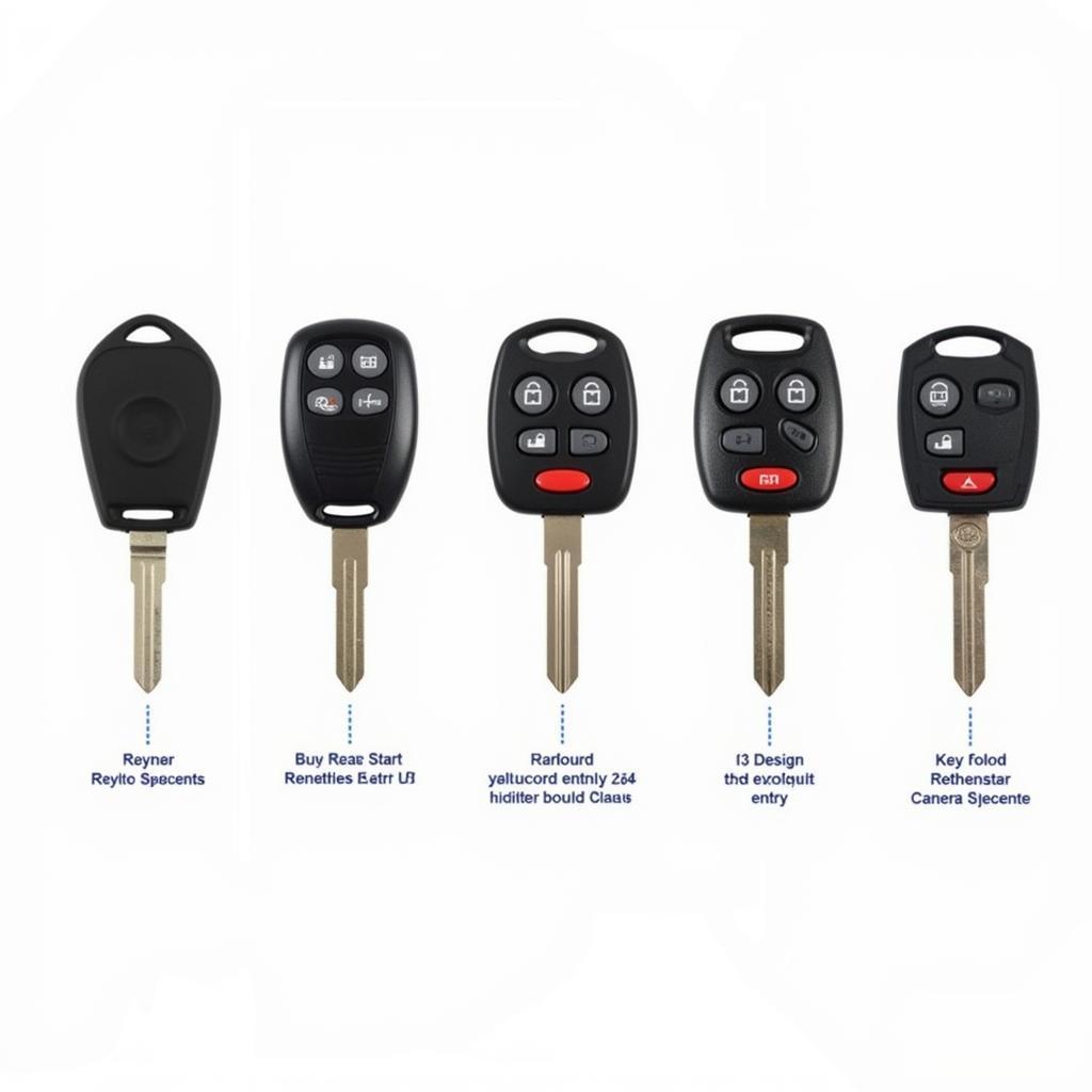 Different Types of 2004 Ford Escape Key Fobs