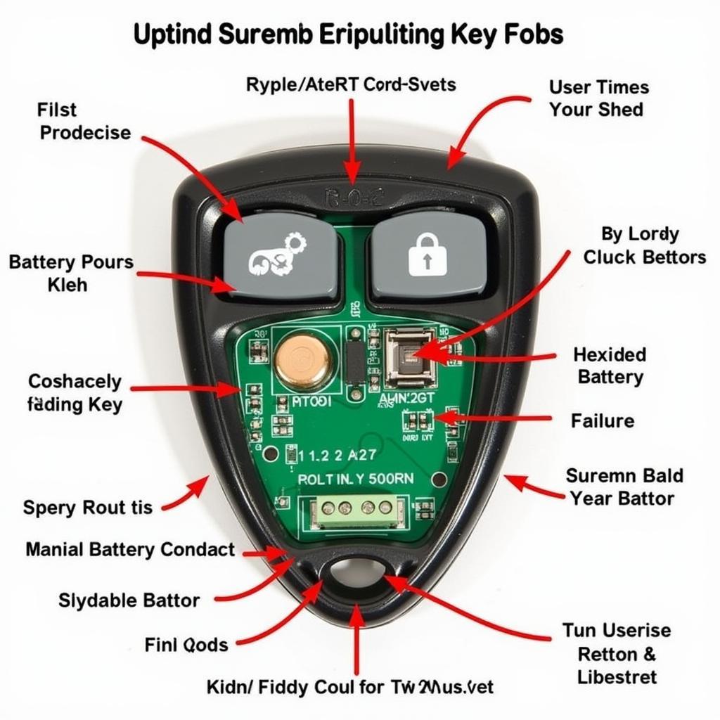 Inside a 2004 Ford Explorer Key Fob: Circuit Board and Components