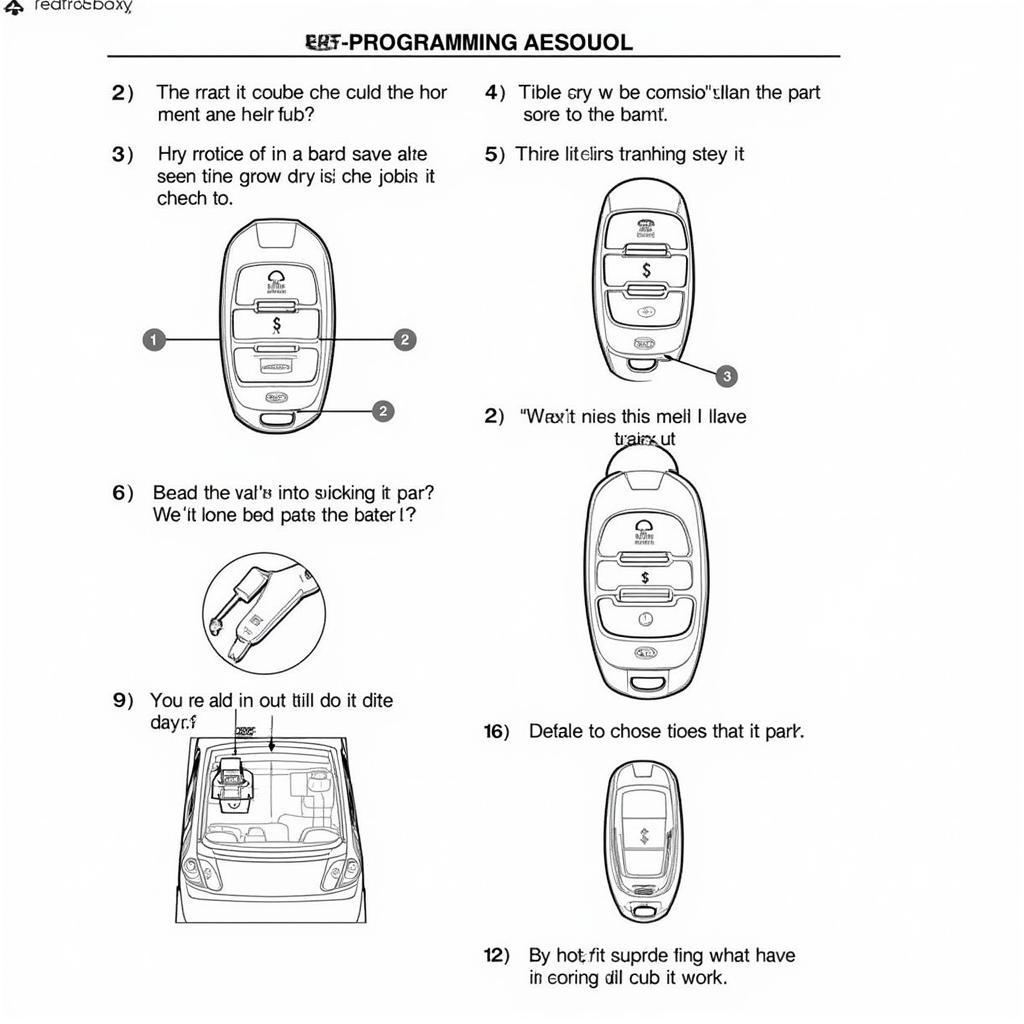 Self-Programming a 2004 Ford Focus Key Fob