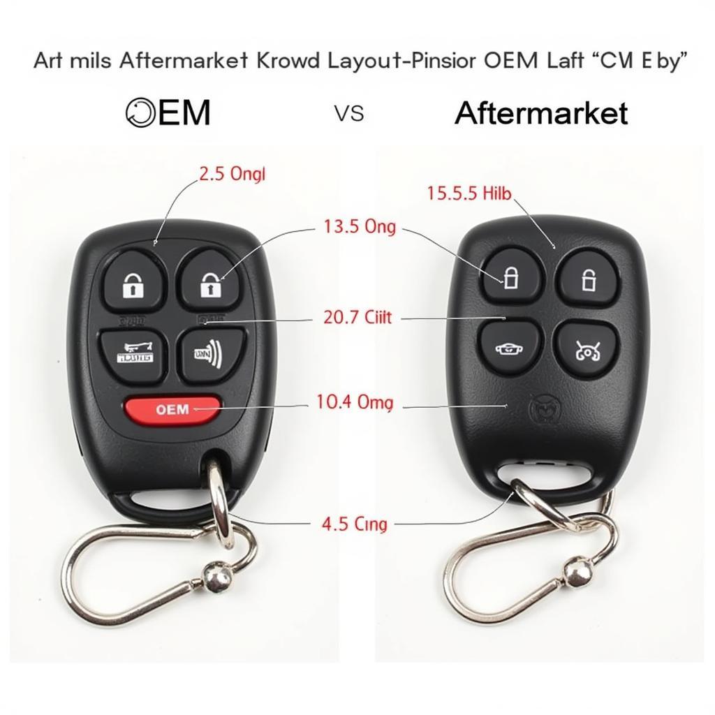 2004 Grand Prix OEM vs. Aftermarket Key Fobs Comparison