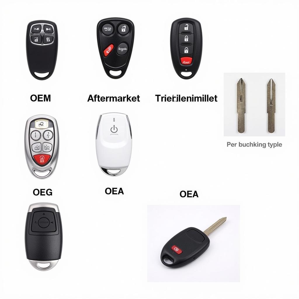 Different Key Fob Types for 2004 Lexus RX330