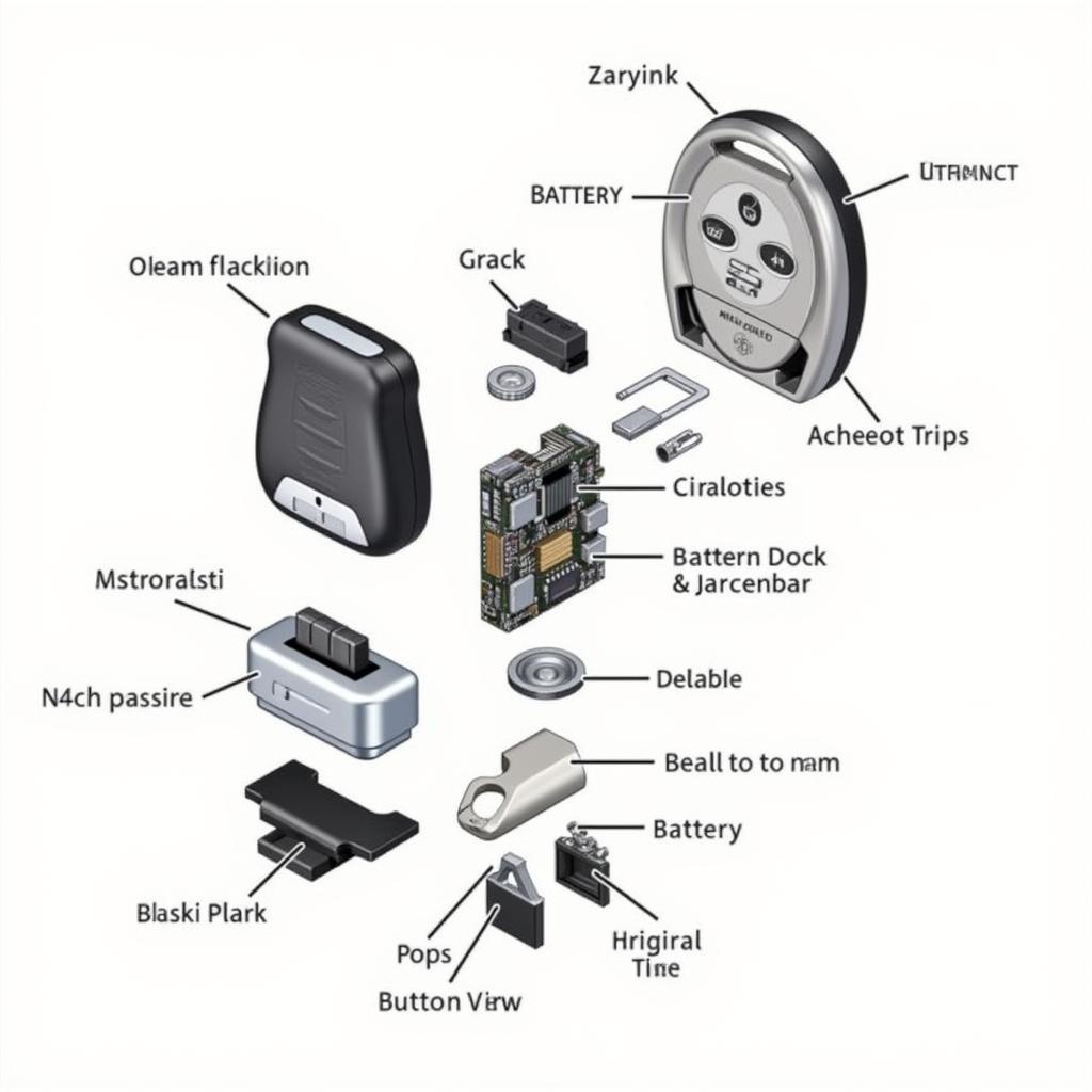 Inside the 2004 Mini Cooper Key Fob: Exploring its Internal Components