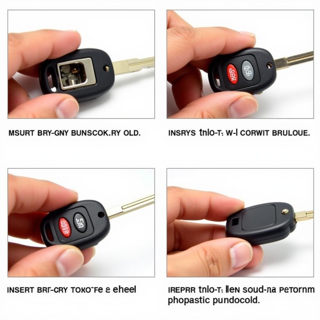 Replacing the Battery in a 2004 Monte Carlo Key Fob