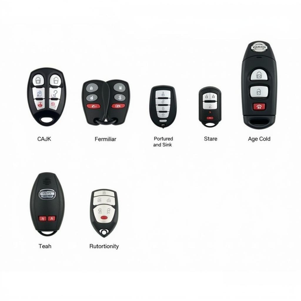 Different Types of 2004 Nissan Murano Key Fobs