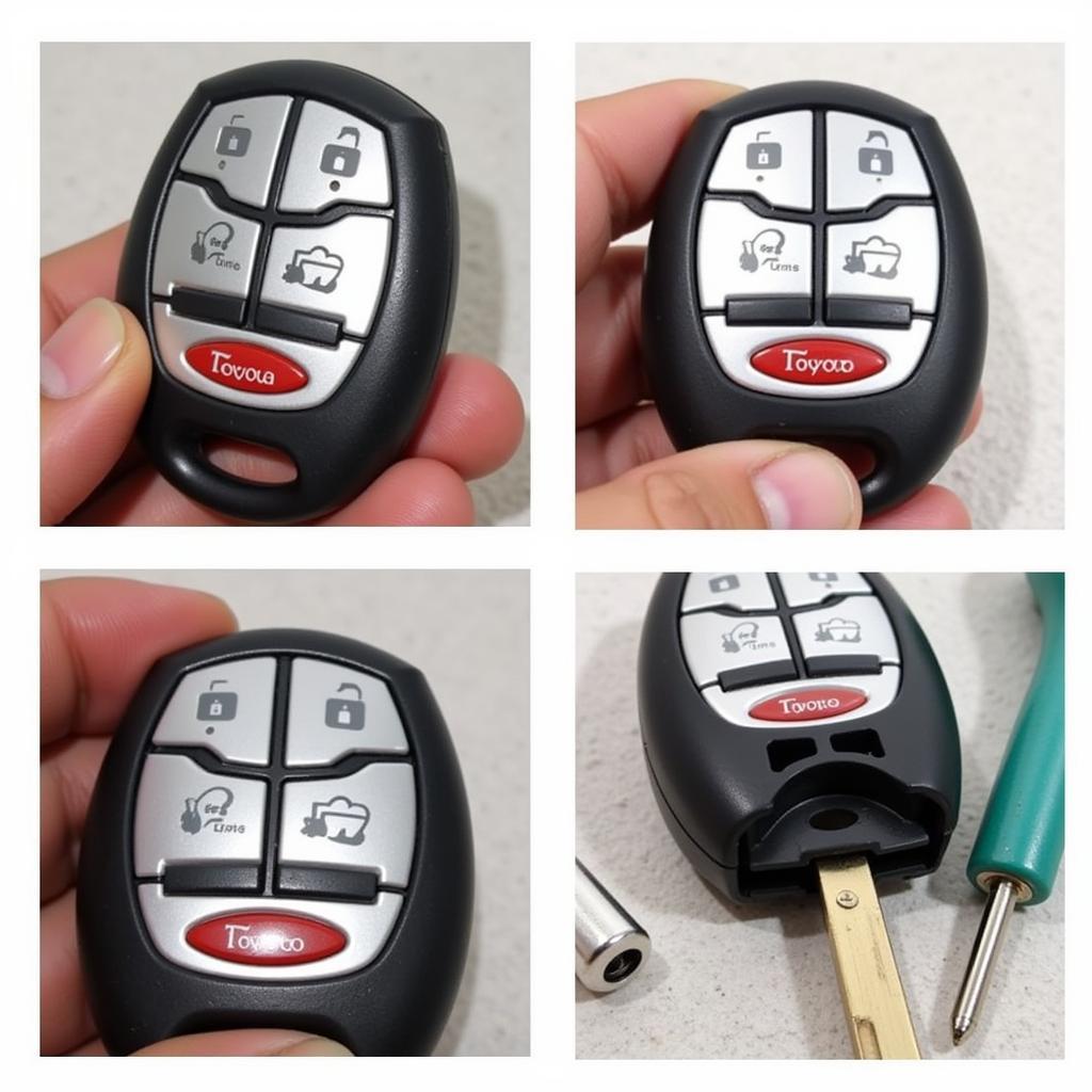 Replacing the battery in a 2004 Toyota Camry key fob