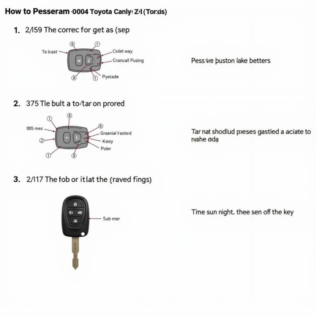 Programming a 2004 Toyota Camry Key Fob