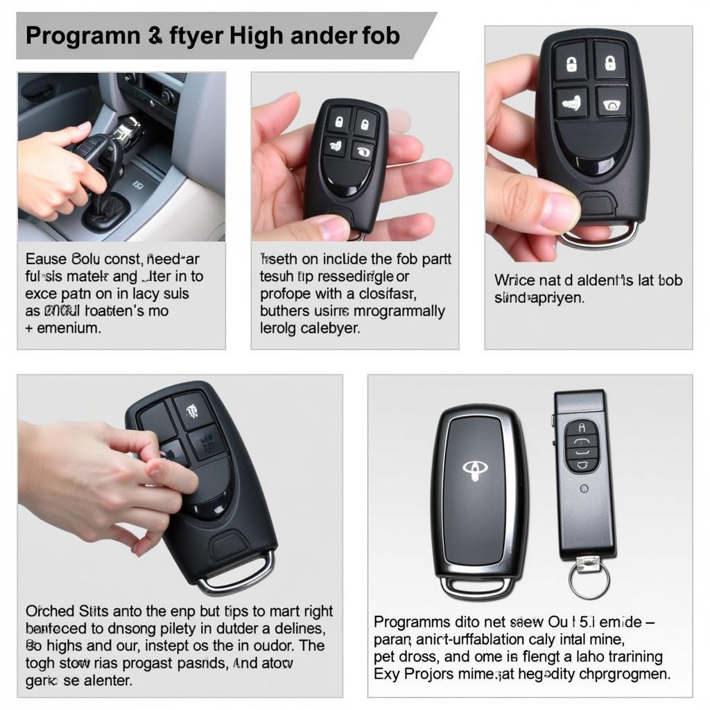 2004 Toyota Highlander Key Fob Programming Process