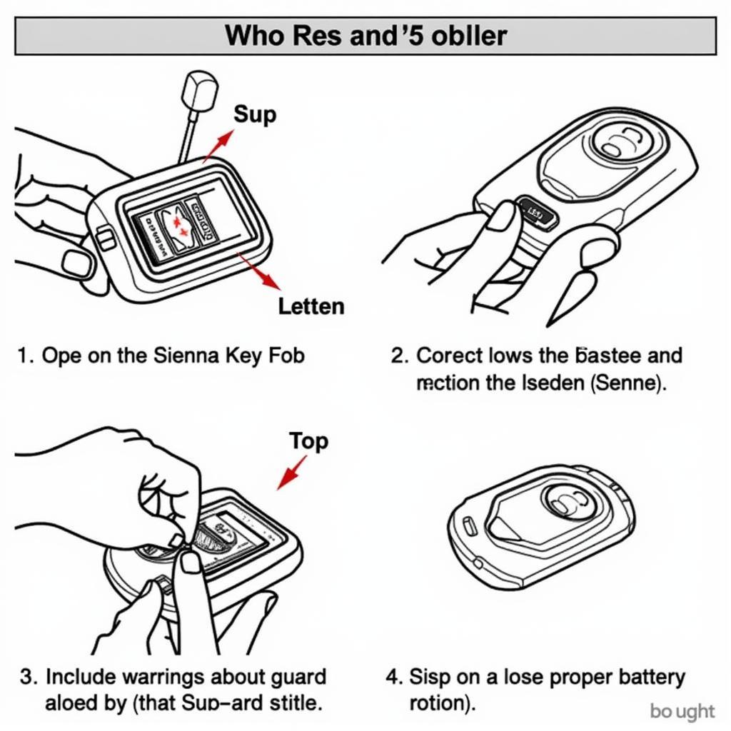 2004 Toyota Sienna Key Fob Battery Replacement Guide