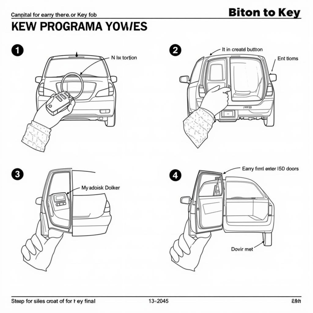 2004 Toyota Sienna Key Fob Programming Steps