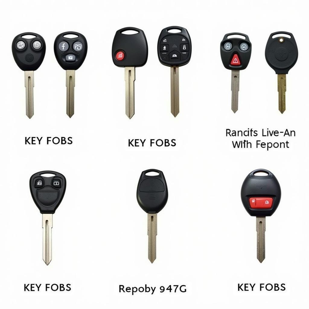 Different 2004 Toyota Sienna Key Fob Types