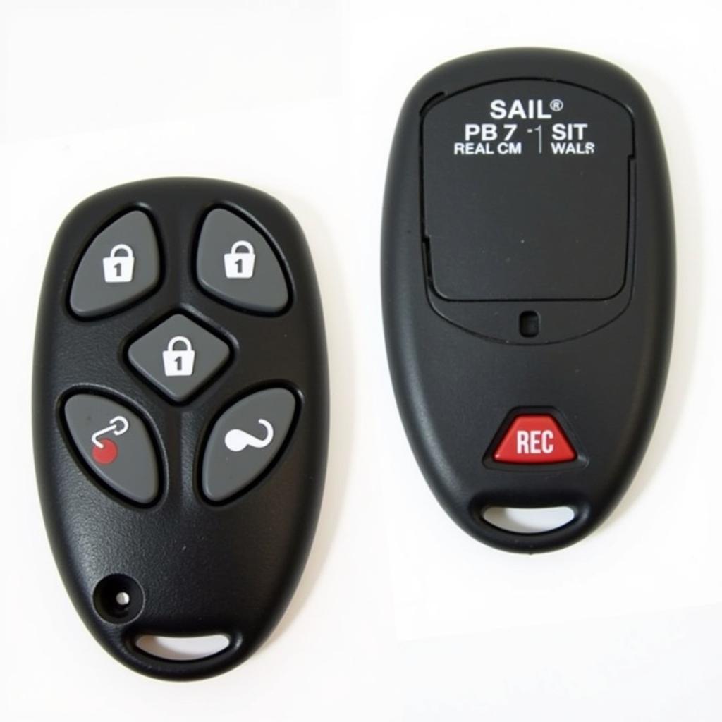 2004 Toyota Tacoma Key Fob FCC ID Location Example