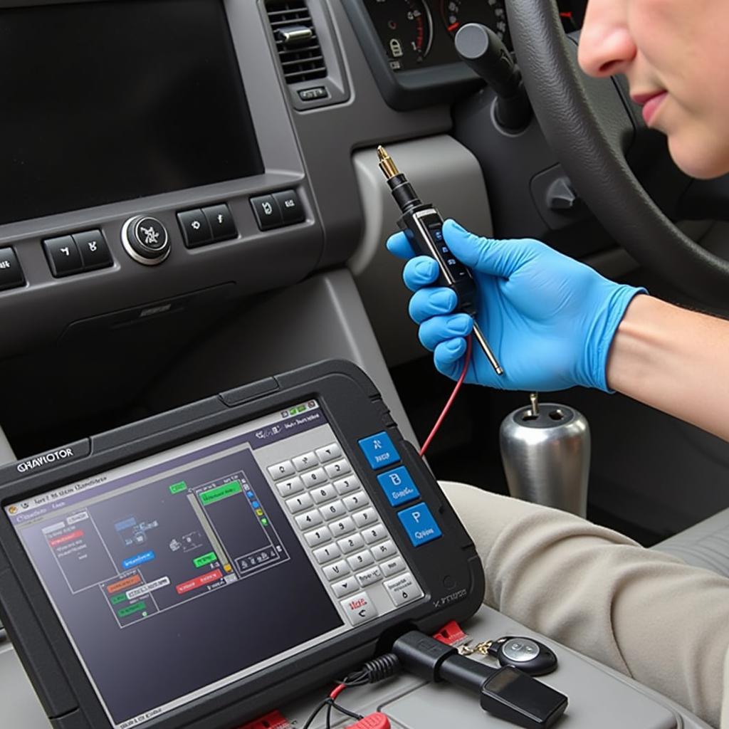 Programming a 2004 Volvo C70 Key Fob with Diagnostic Equipment