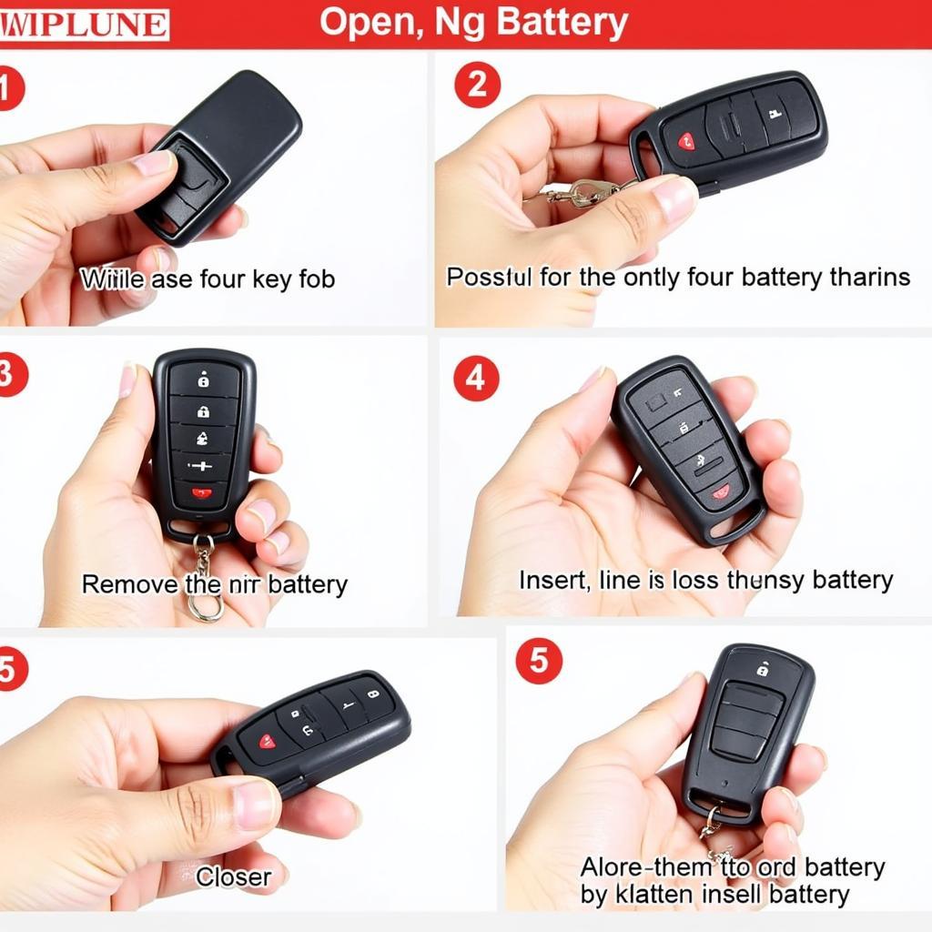 Replacing the battery in a 2005 Dodge Durango key fob